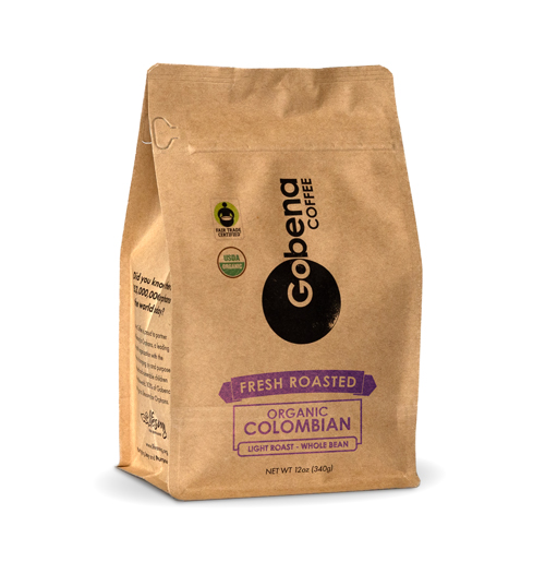 Fair Trade Organic Certified Colombian Light Roast